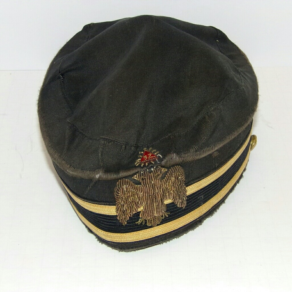 Antique Masonic 22nd level hat bullion patch